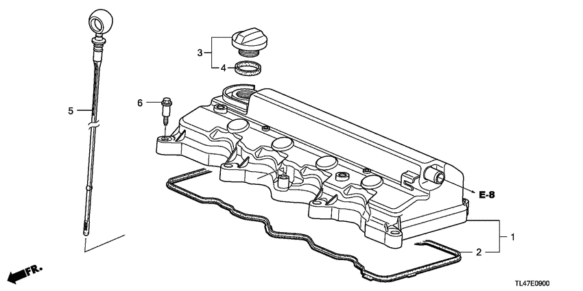 Cylinder head cover