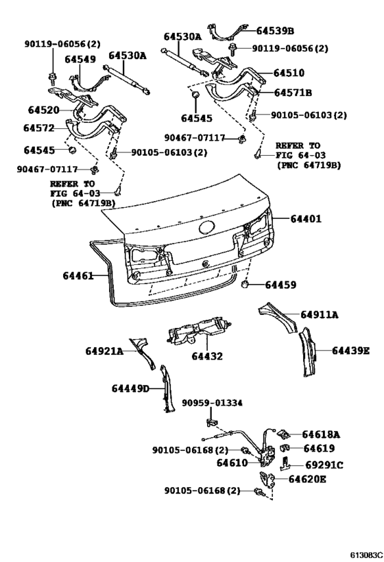 Luggage Compartment Door & Lock