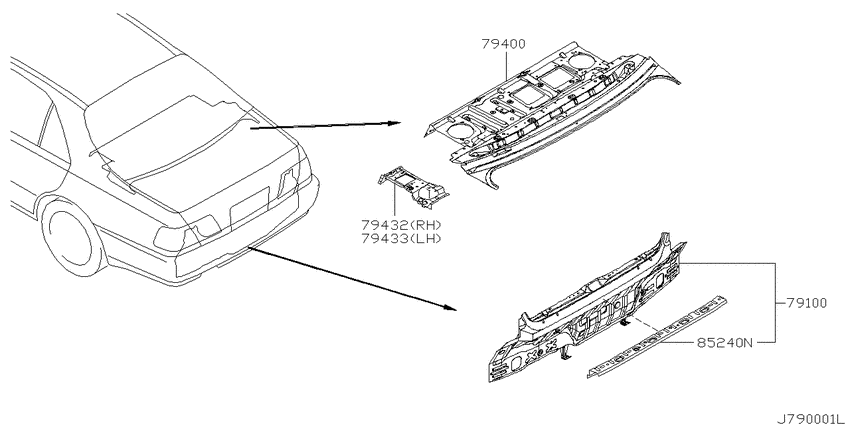 Rear panel & fitting