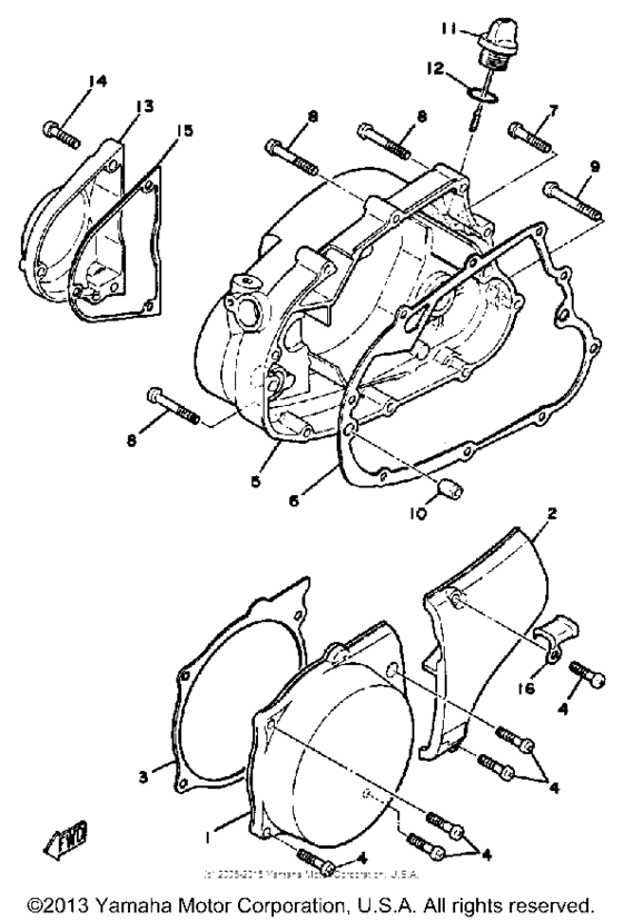 Crankcase cover