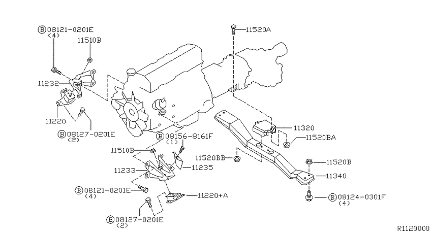 Engine & transmission   mounting