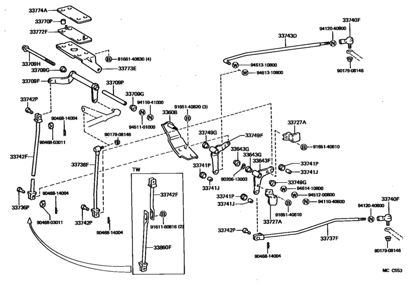 Shift Lever & Retainer