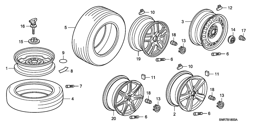Tire/wheel disks