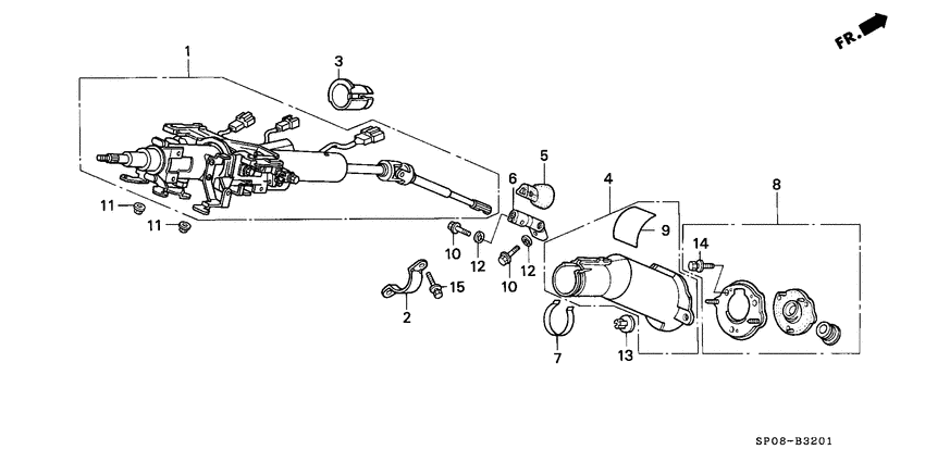 Steering column
