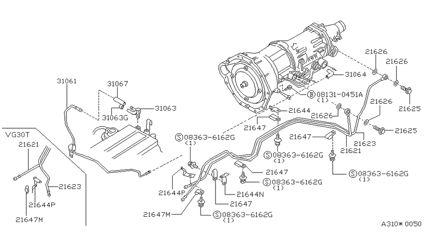 Auto transmission,transaxle & fitting
