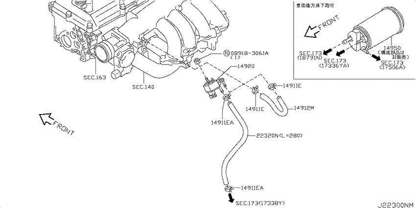 Vacuum piping