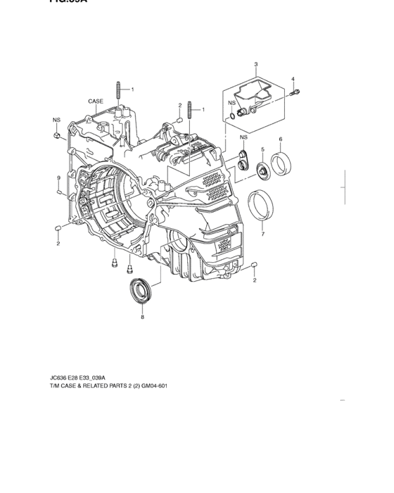 Transmission case & related parts
