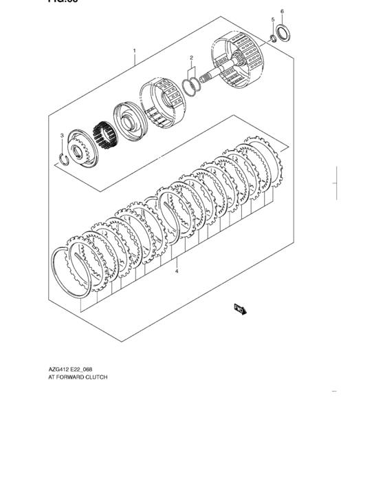 At forward clutch