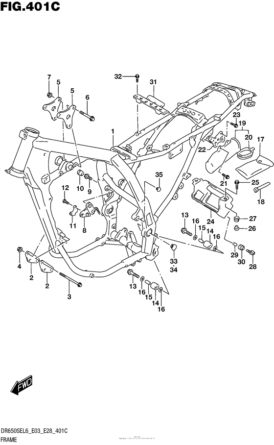 Frame (Dr650Sel6 E33)