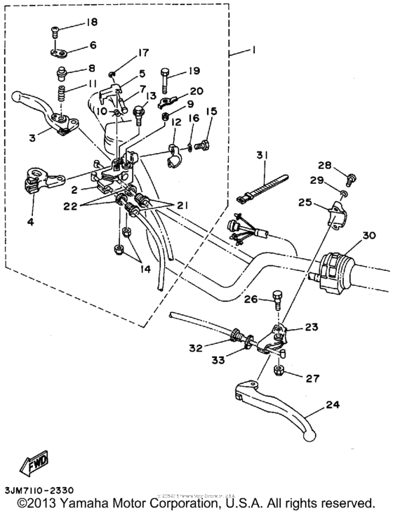 Handle switch & lever