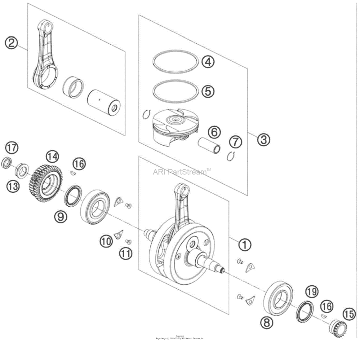 Crankshaft, Piston
