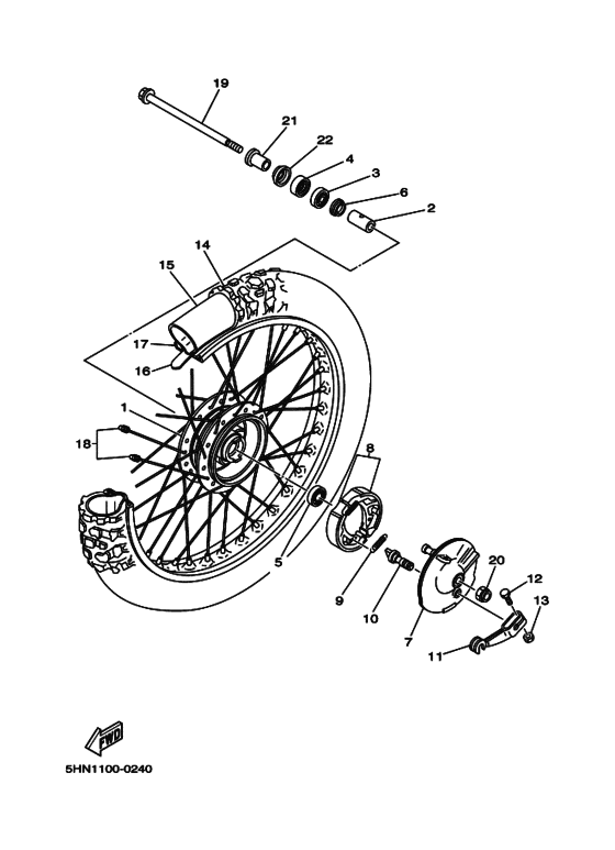 Front wheel