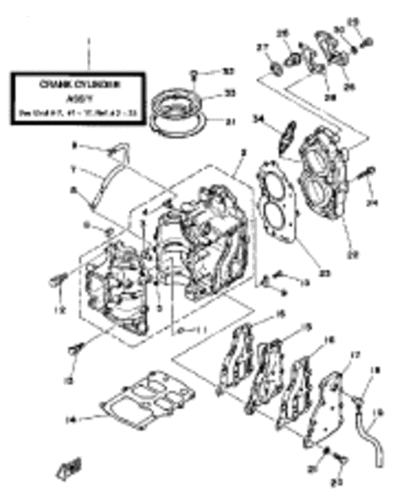 Crankcase cylinder
