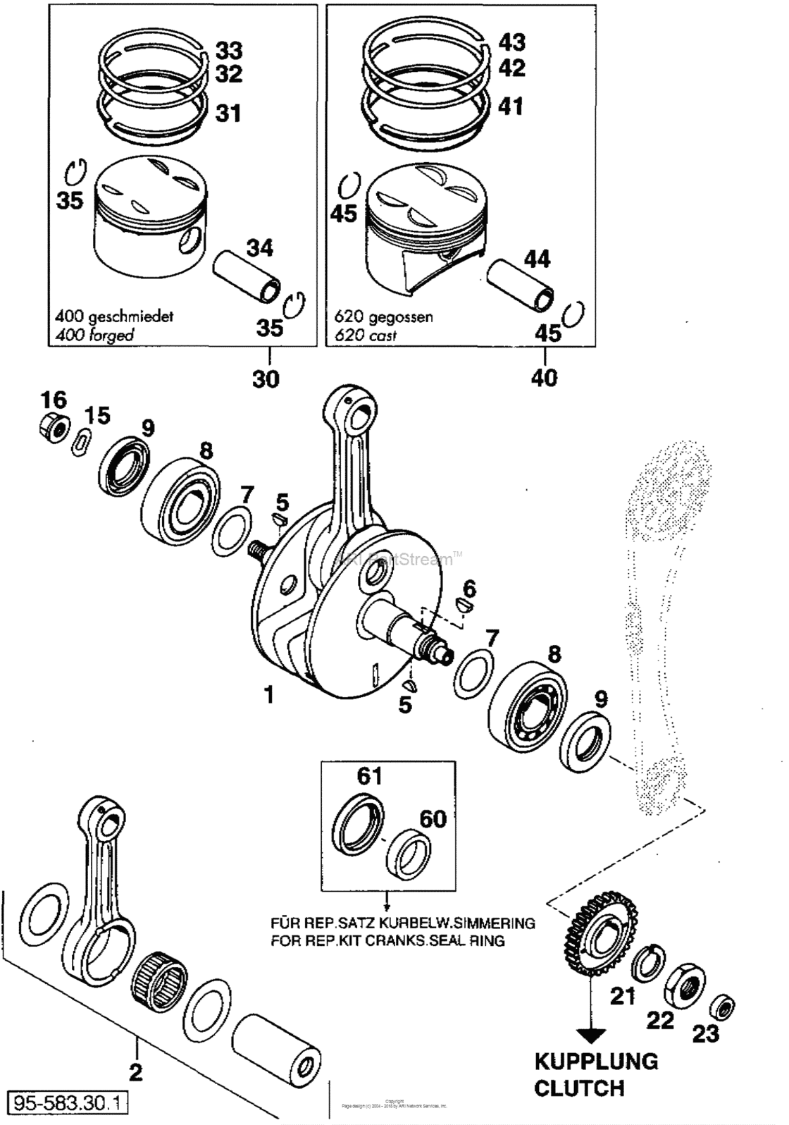 Crankshaft, Piston
