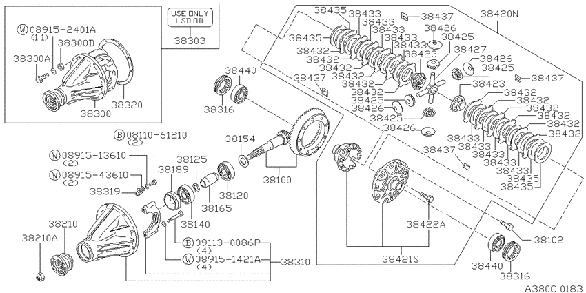 Rear final drive