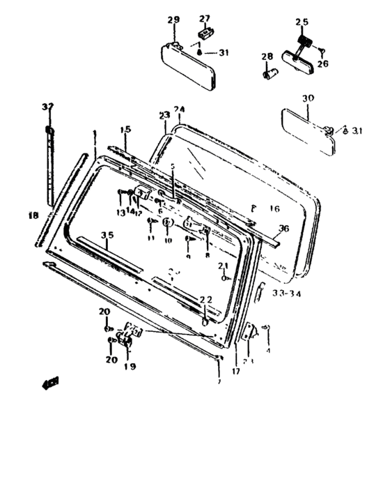 Groupe - catalog. samurai milsubgroupe - j - 0 - 6 parabrises