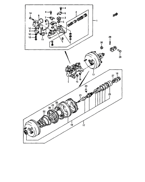 Brake master cylinder