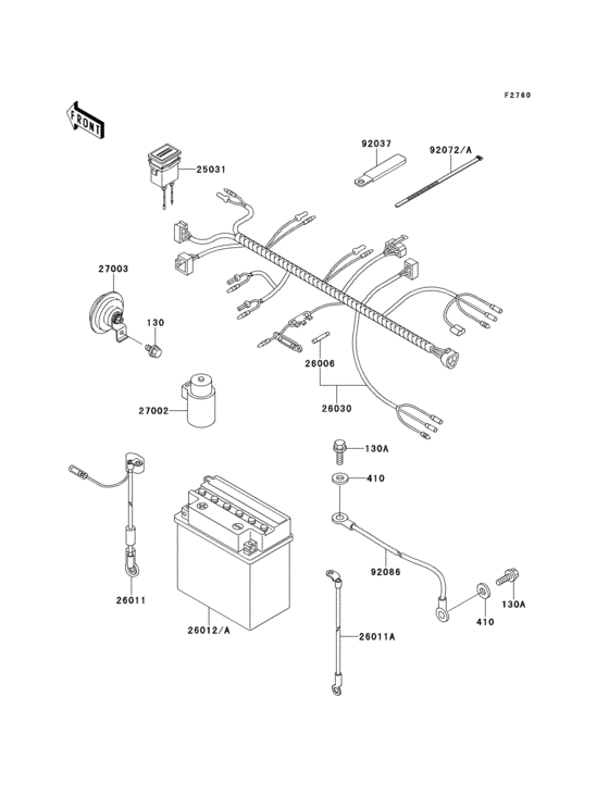Chassis electrical equipment