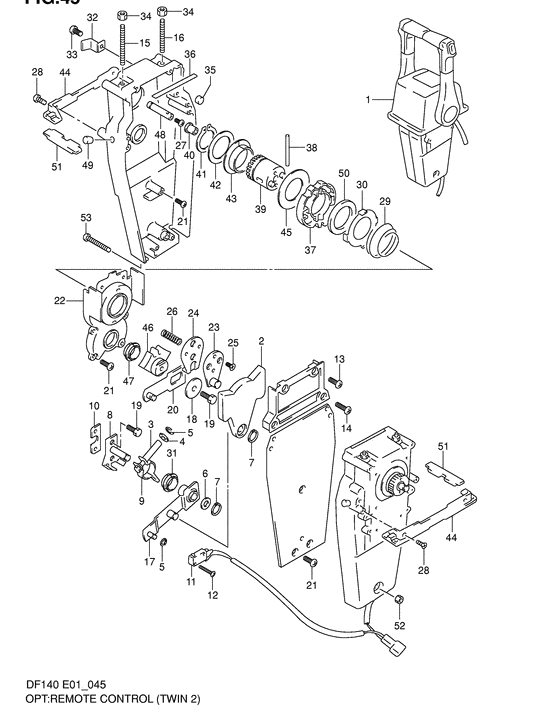 Top mount dual