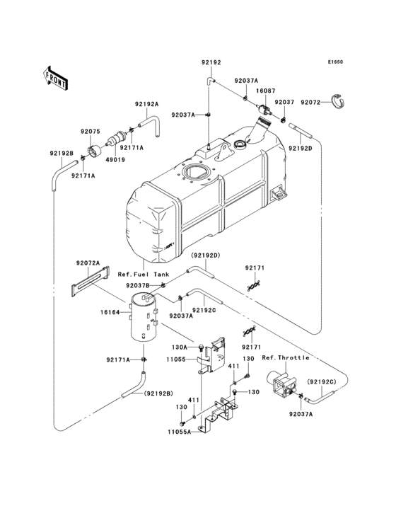 Fuel evaporative system(ca)