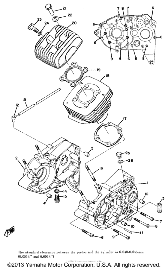 Cylinder - crankcase