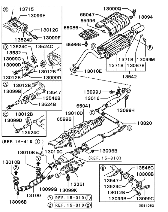 Exhaust pipe & muffler