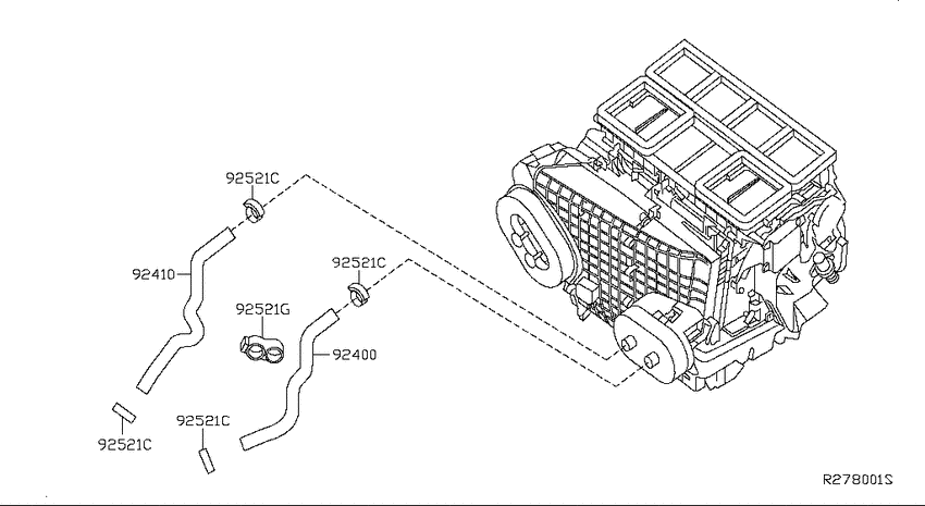 Heater piping