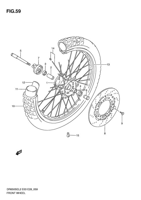 Front wheel