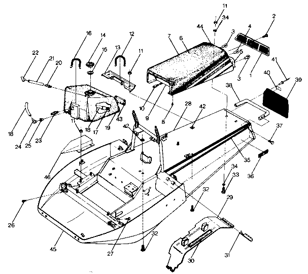 Chassis and seat