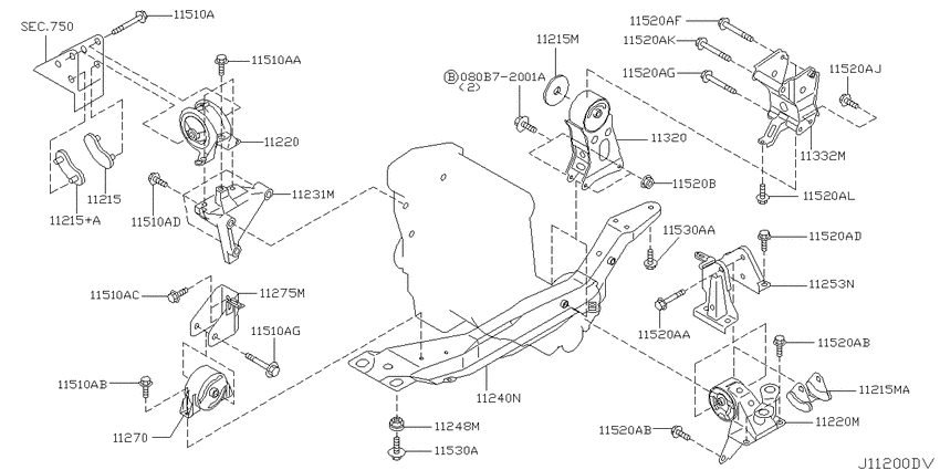 Engine & transmission   mounting
