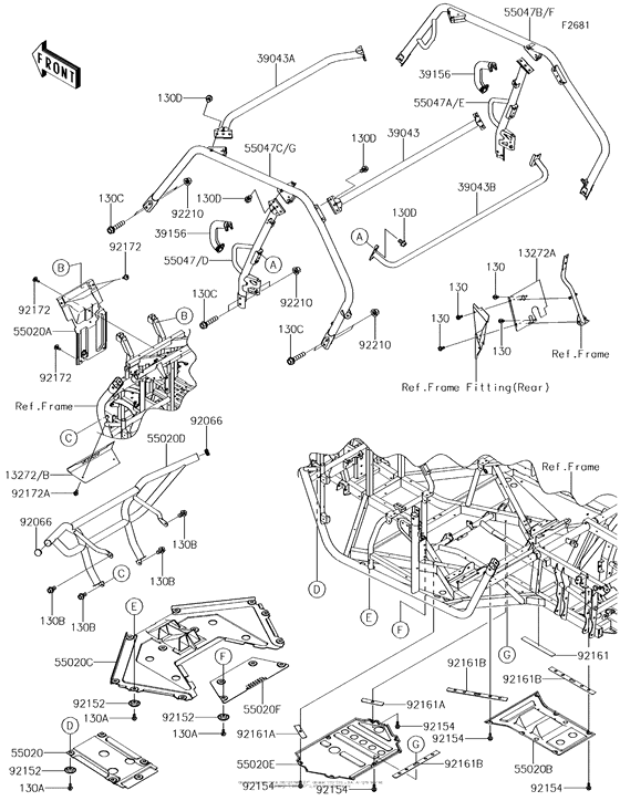 Guards/cab Frame