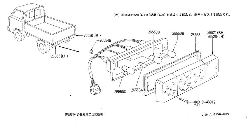 Rear combination lamp