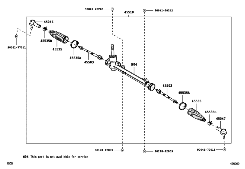 Front Steering Gear & Link