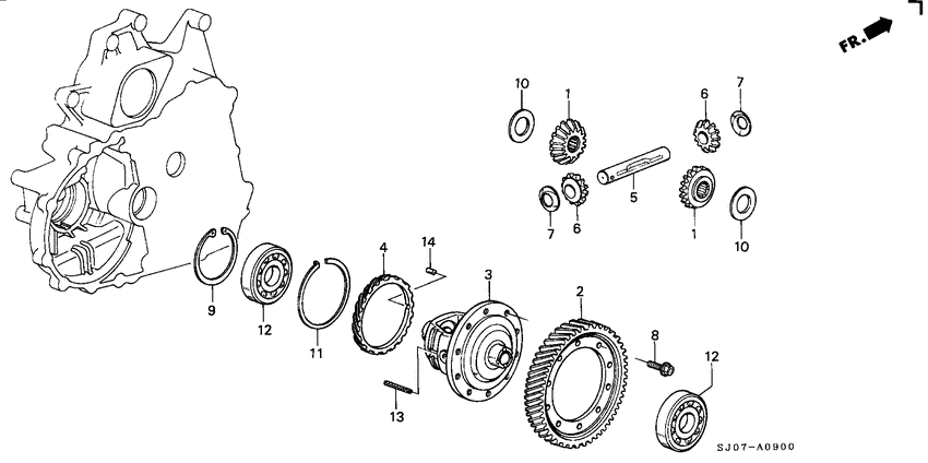 Differential gear