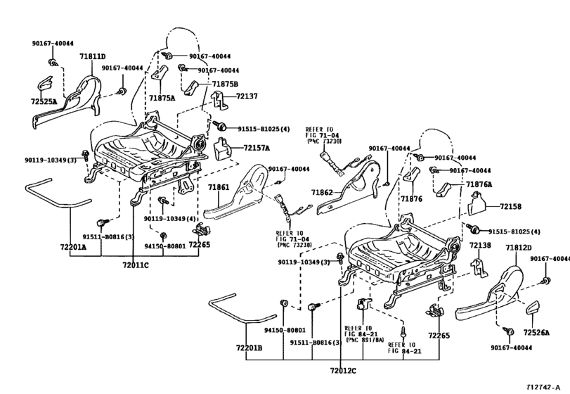 Front Seat & Seat Track