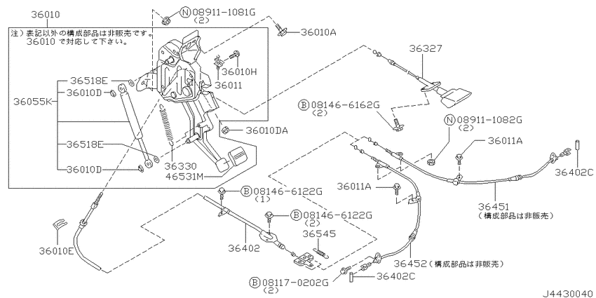 Parking brake control