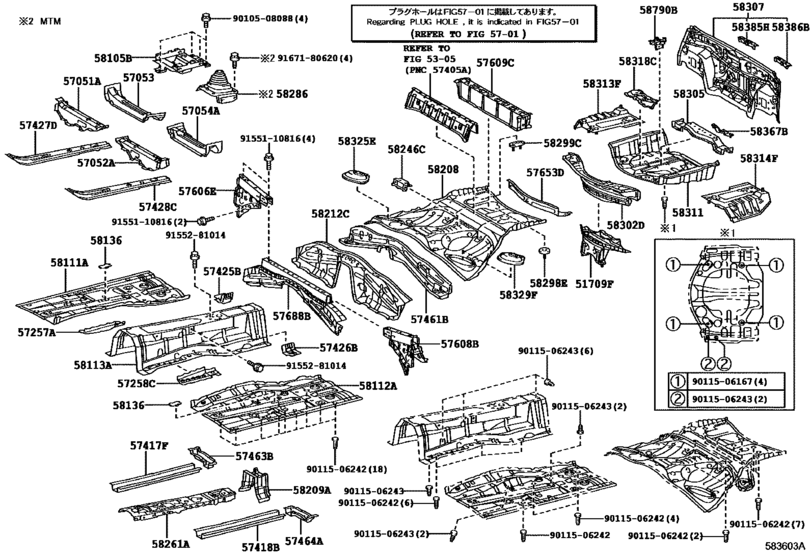 Floor Pan & Lower Back Panel
