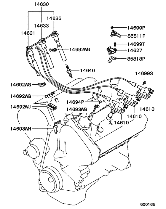Spark plug,cable & coil