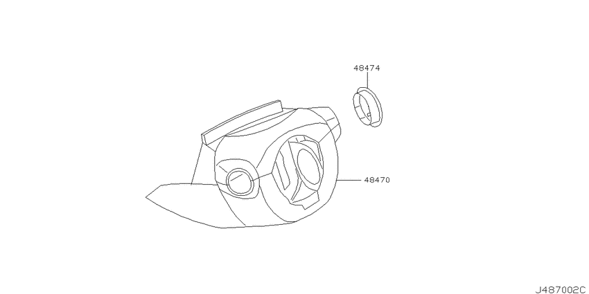 Steering column shell cover