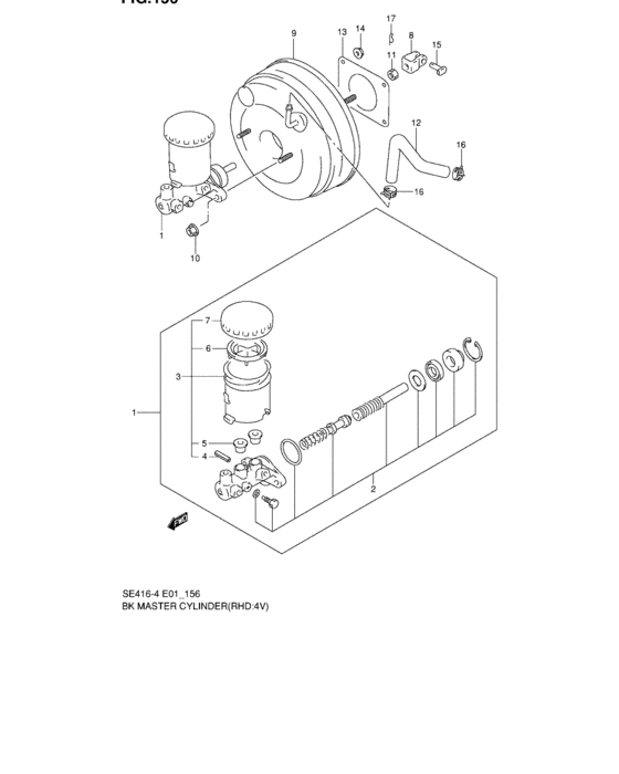Brake master cylinder