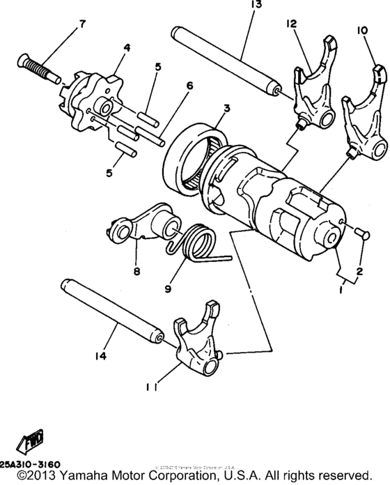 Shift Cam & Fork