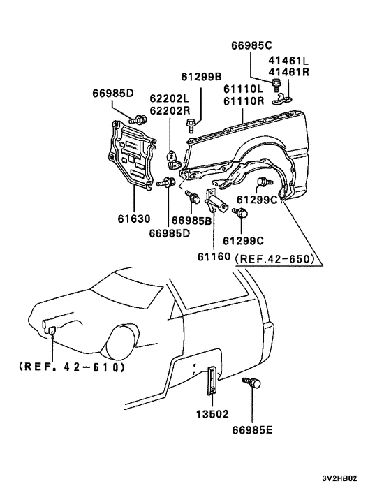 Fender & front end cover