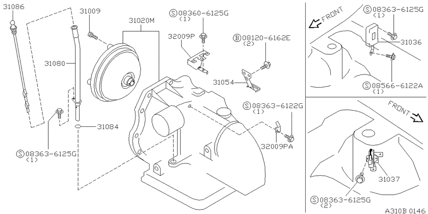 Auto transmission,transaxle & fitting