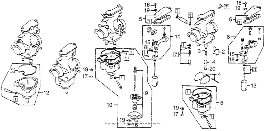 Carburetor components