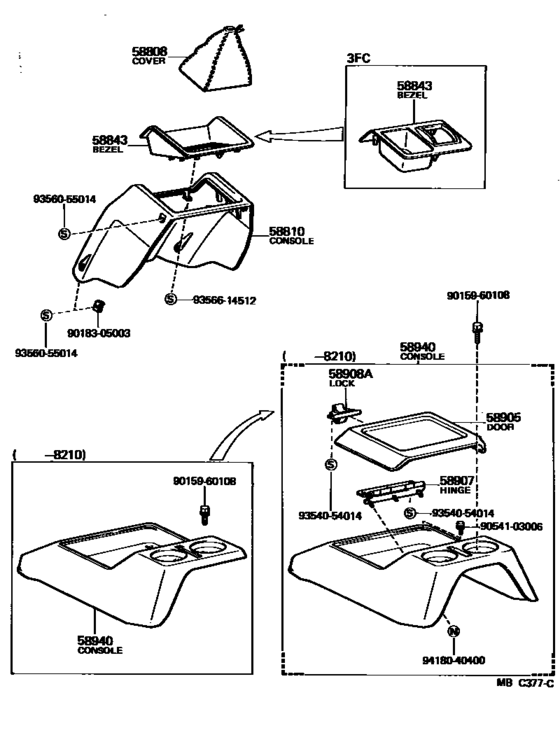 Console Box & Bracket