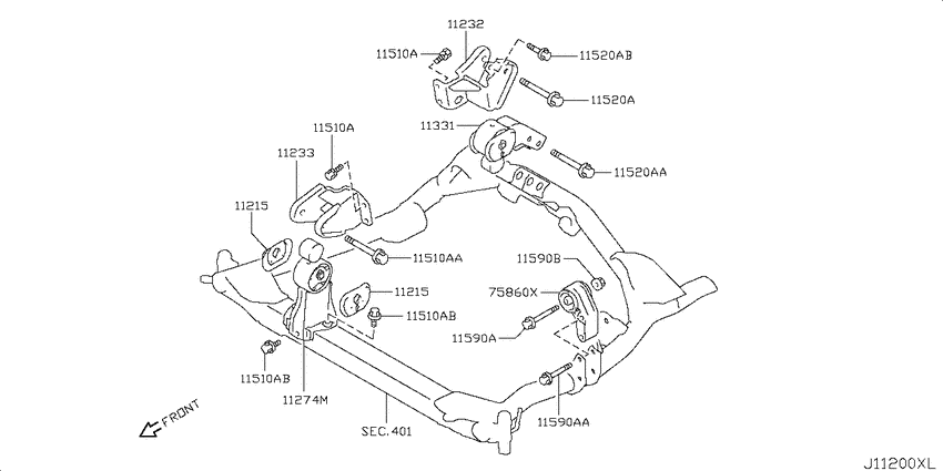 Engine & transmission   mounting