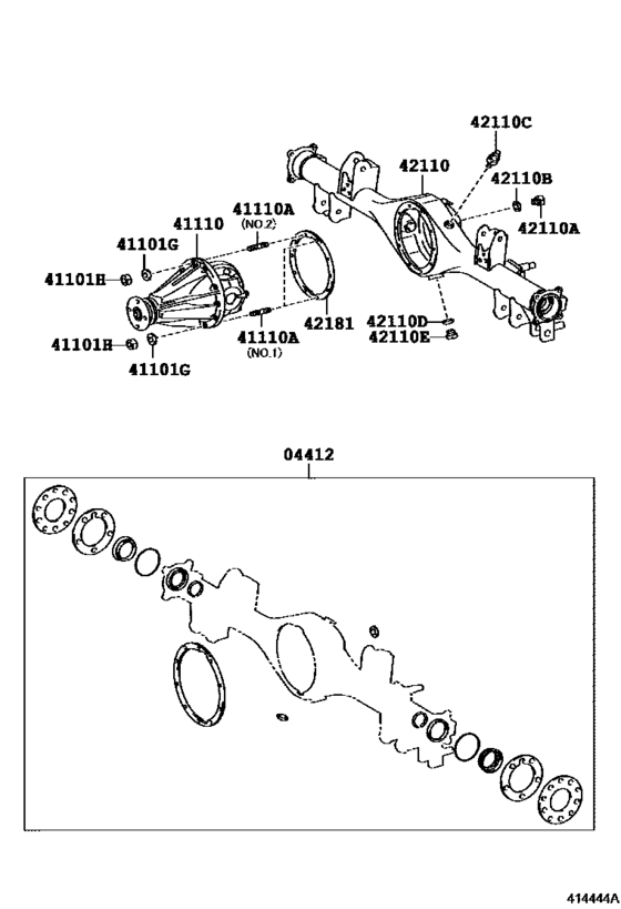 Rear Axle Housing & Differential