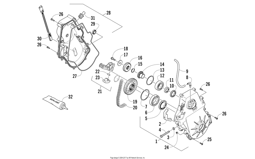 Chain Case Assembly