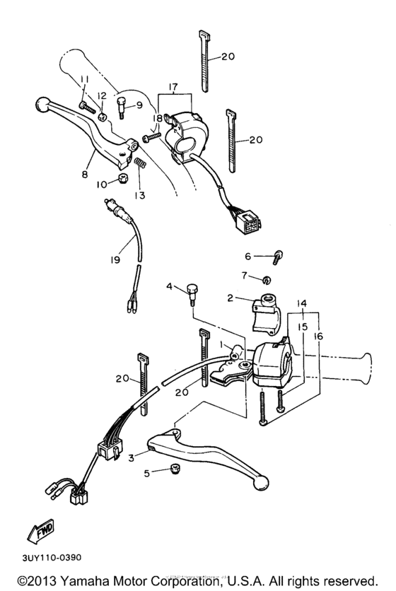 Handle switch & lever