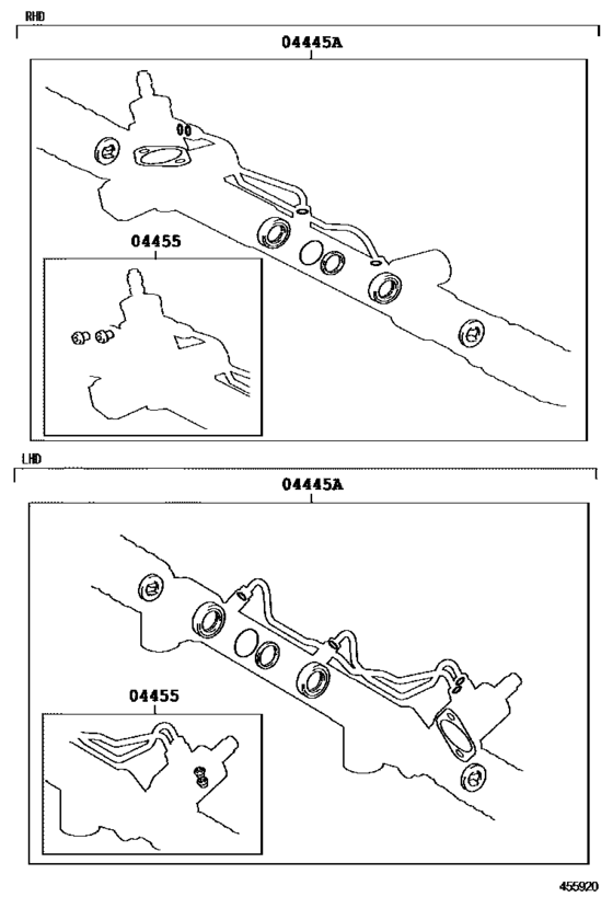 Front Steering Gear & Link